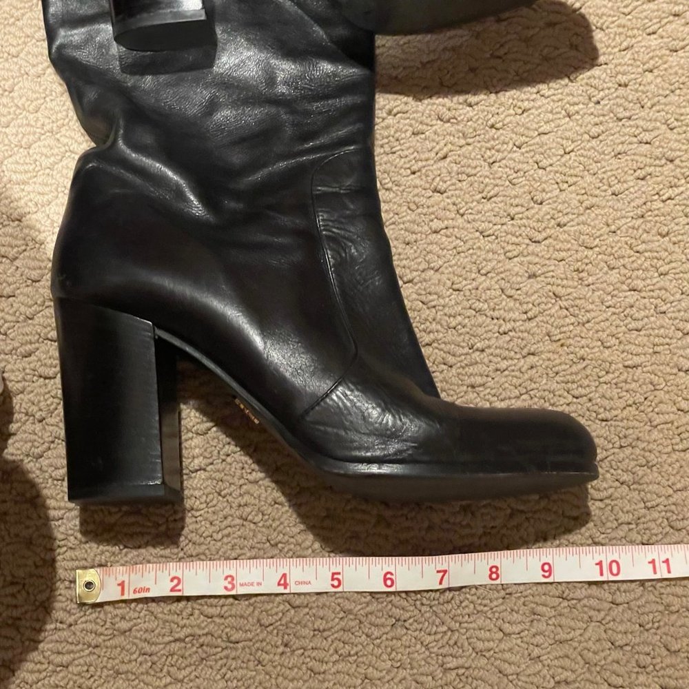Prada Over the Knee Leather Boots - Picture 14 of 15